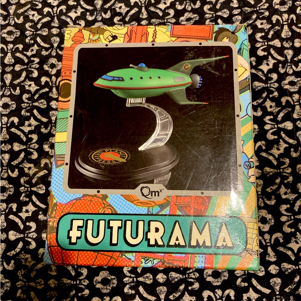 Futurama Planet Express Ship Model Q-Fig from QMX Mini Masters